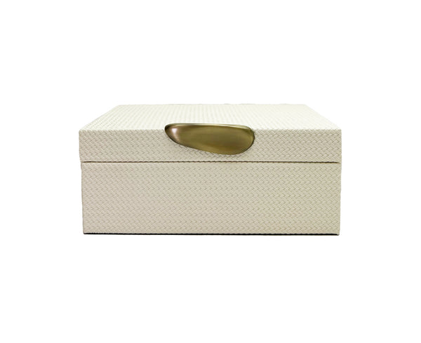 Oberio Faux Leather Box