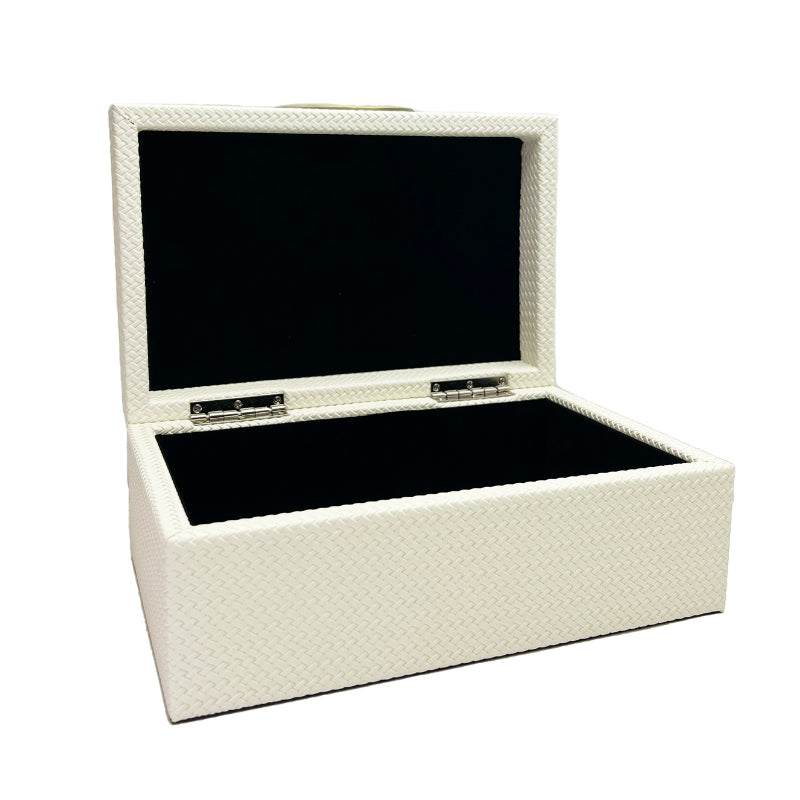 Oberio Faux Leather Box