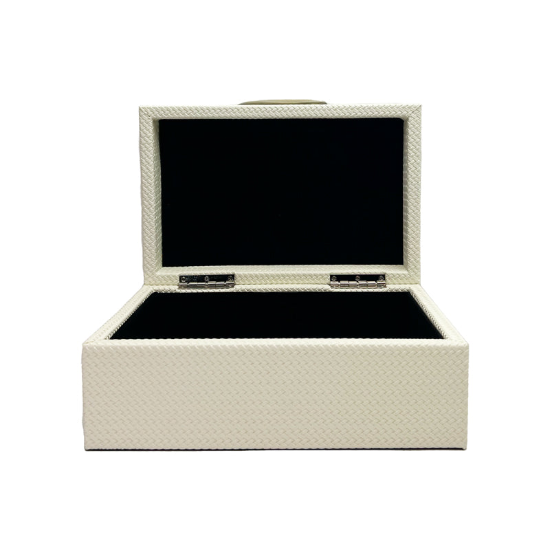 Oberio Faux Leather Box
