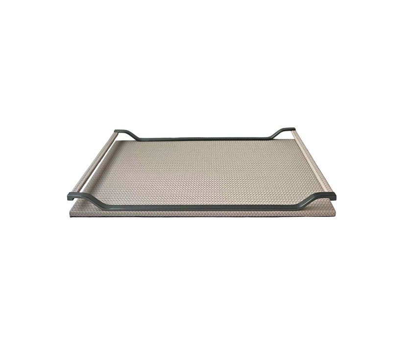 Oberio Faux Leather Tray