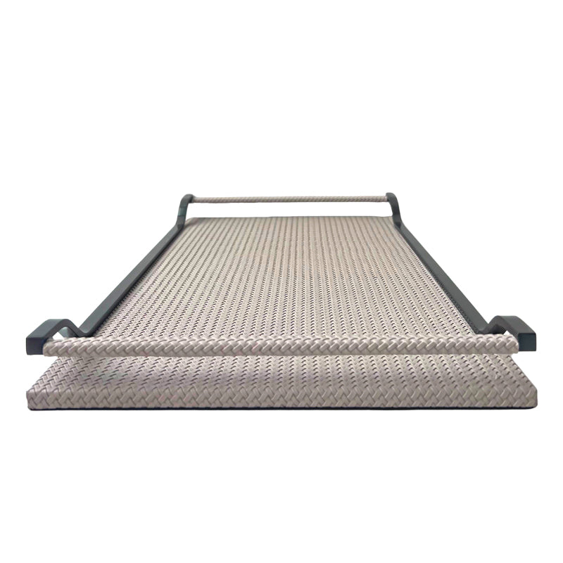 Oberio Faux Leather Tray