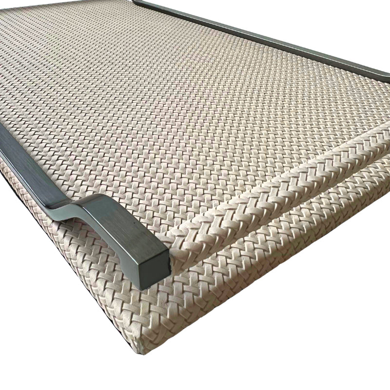 Oberio Faux Leather Tray
