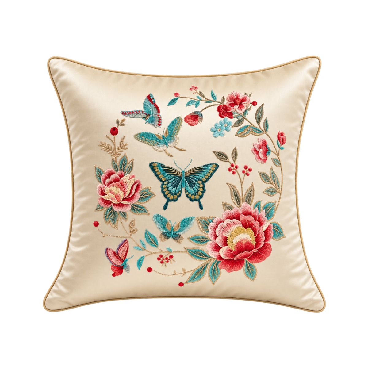 Oriental Papillion Cushion (PRE ORDER)