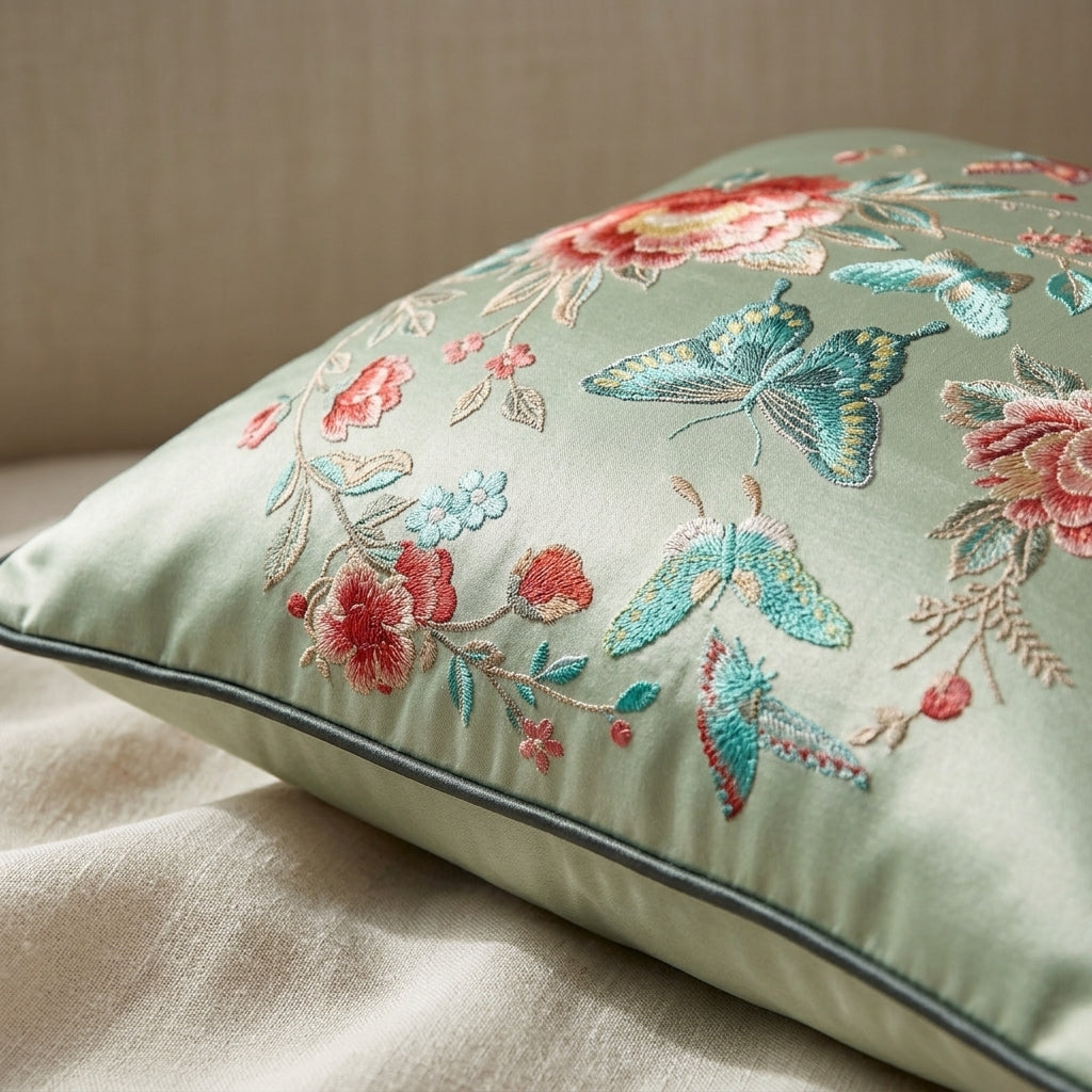 Oriental Papillion Cushion (PRE ORDER)