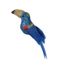 Shazza Glitter Clip on Toucan Blue