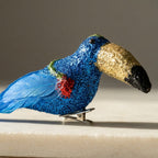 Shazza Glitter Clip on Toucan Blue
