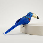 Shazza Glitter Clip on Toucan Blue