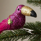 Shazza Glitter Clip on Toucan Pink