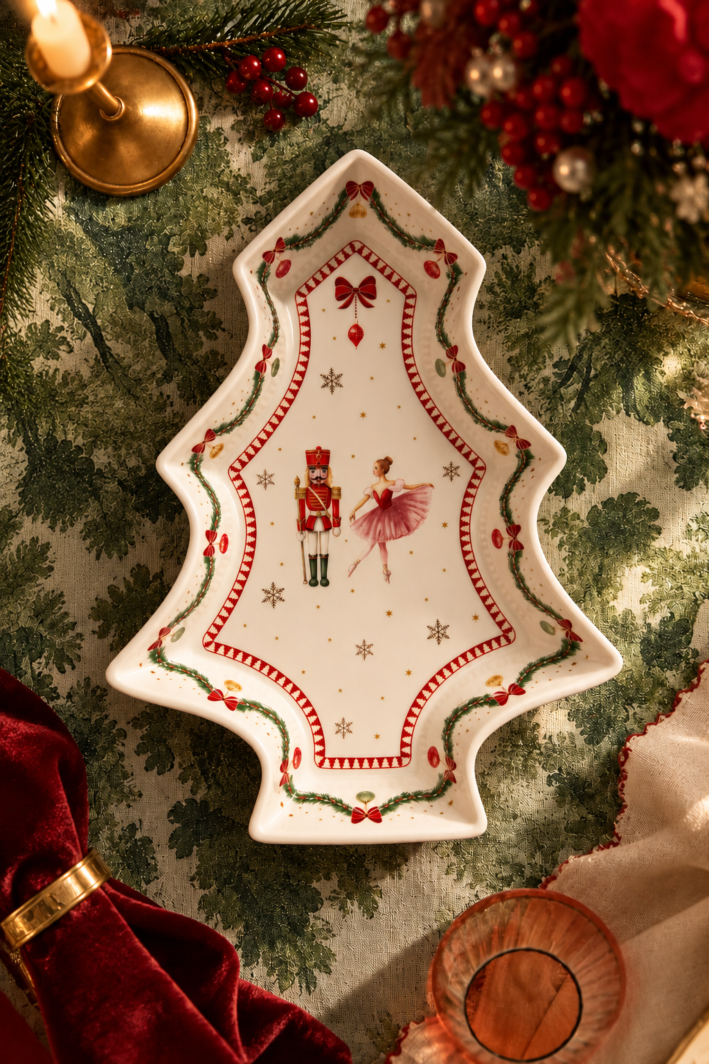 Toy Soldier Ballerina Tree Dish