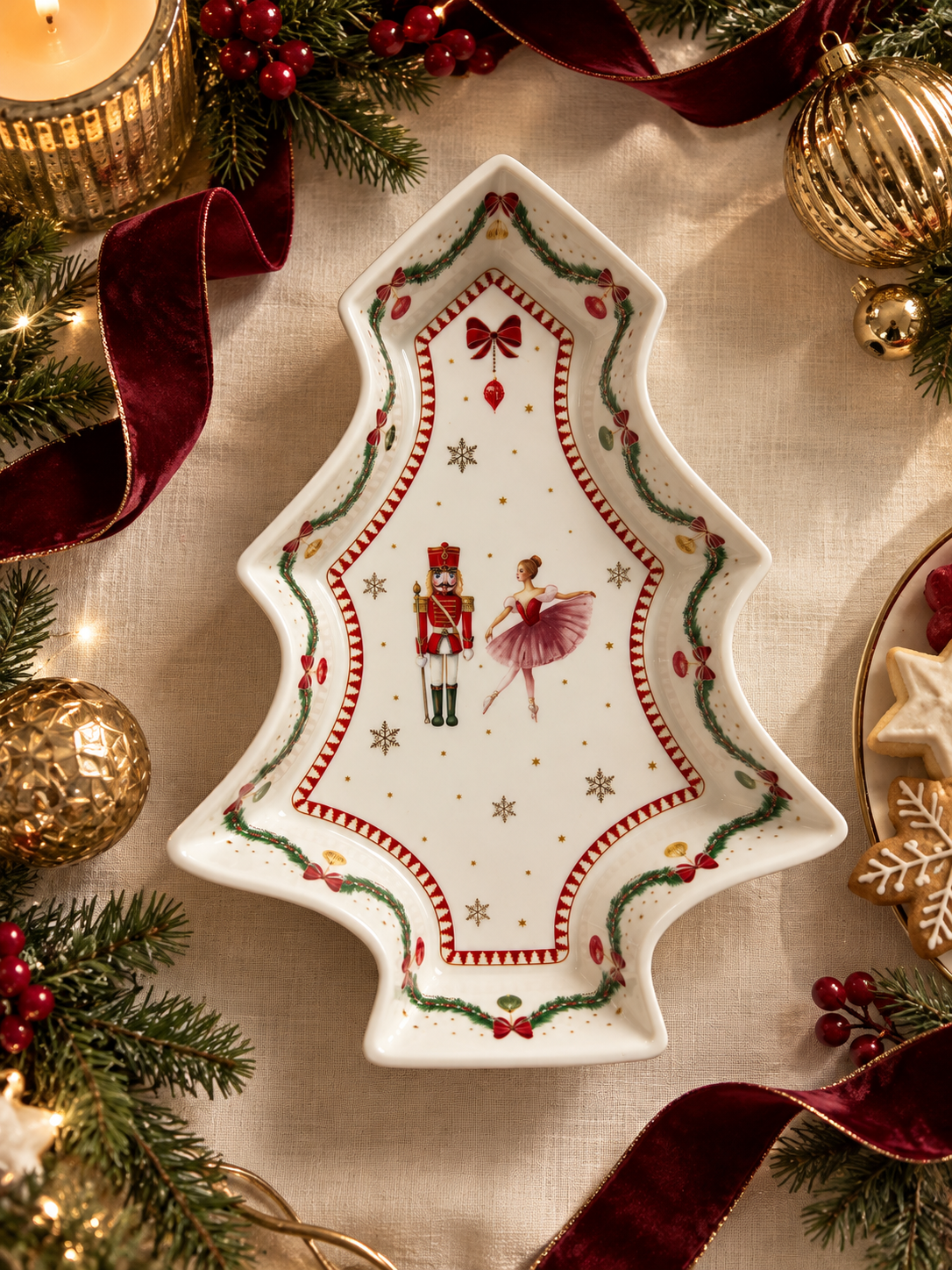 Toy Soldier Ballerina Tree Dish