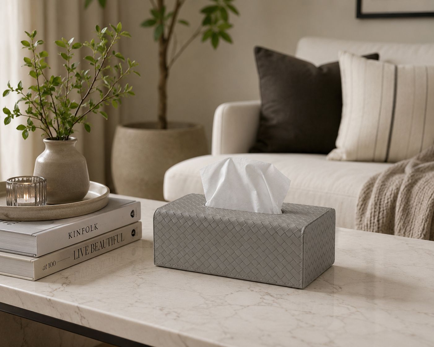 Leedon Woven Tissue Box
