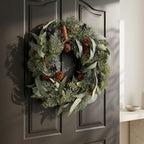 Xmas Eucalyptus Blue Berry Wreath