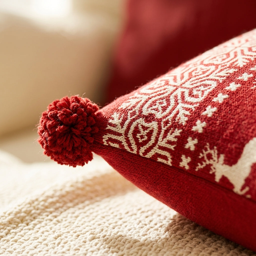 Xmas Reindeer Cushion