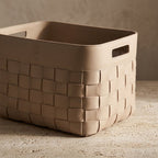 Madison Faux Leather Basket