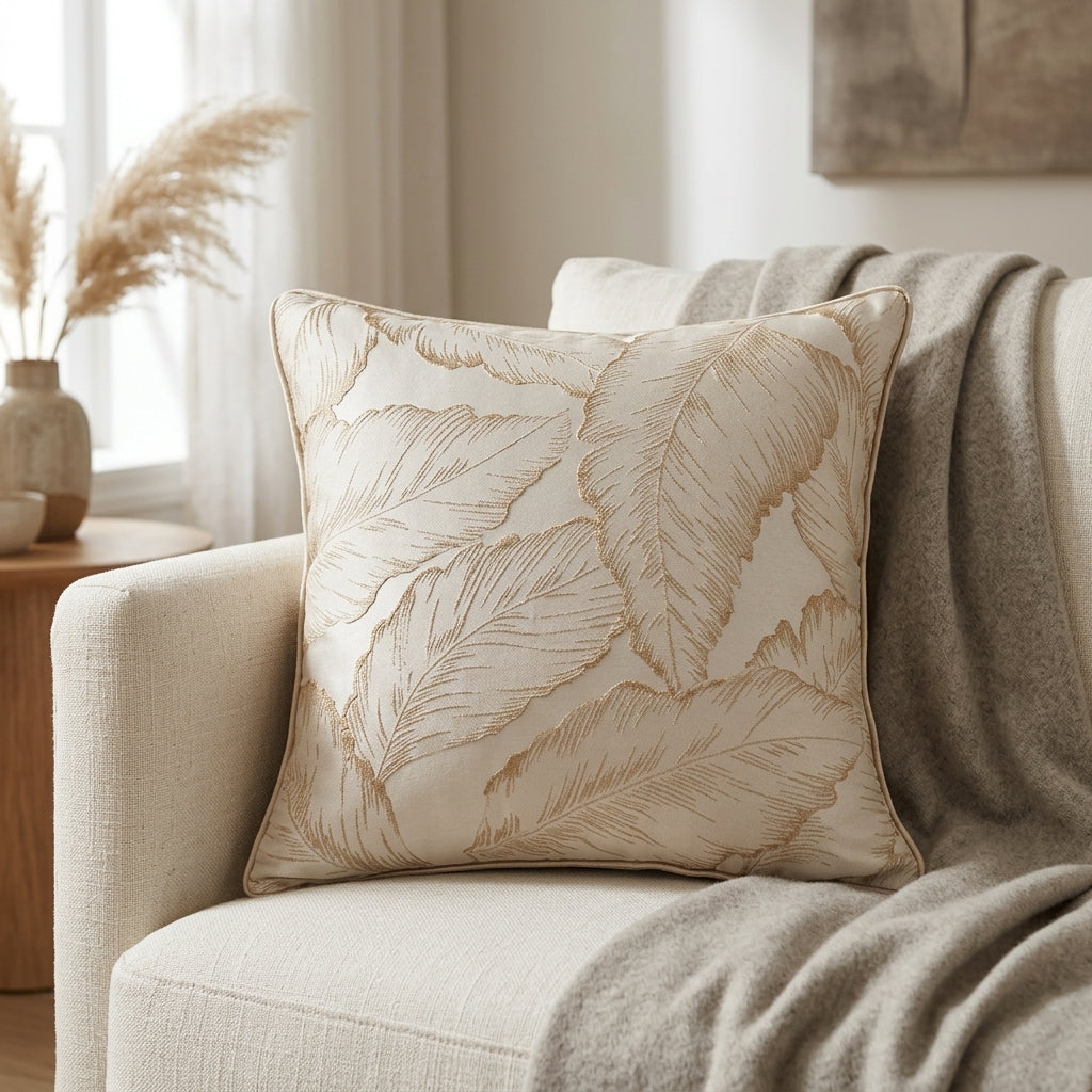 Floral Palm Cushion