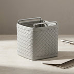 Kingsley Faux Leather Woven Holder
