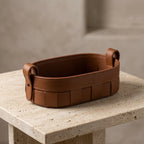 Lexon Faux Leather Basket (PRE ORDER)