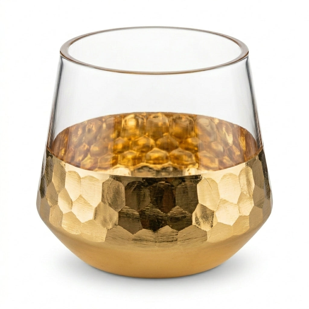 Tilly Hammer Glass Tealight Holder