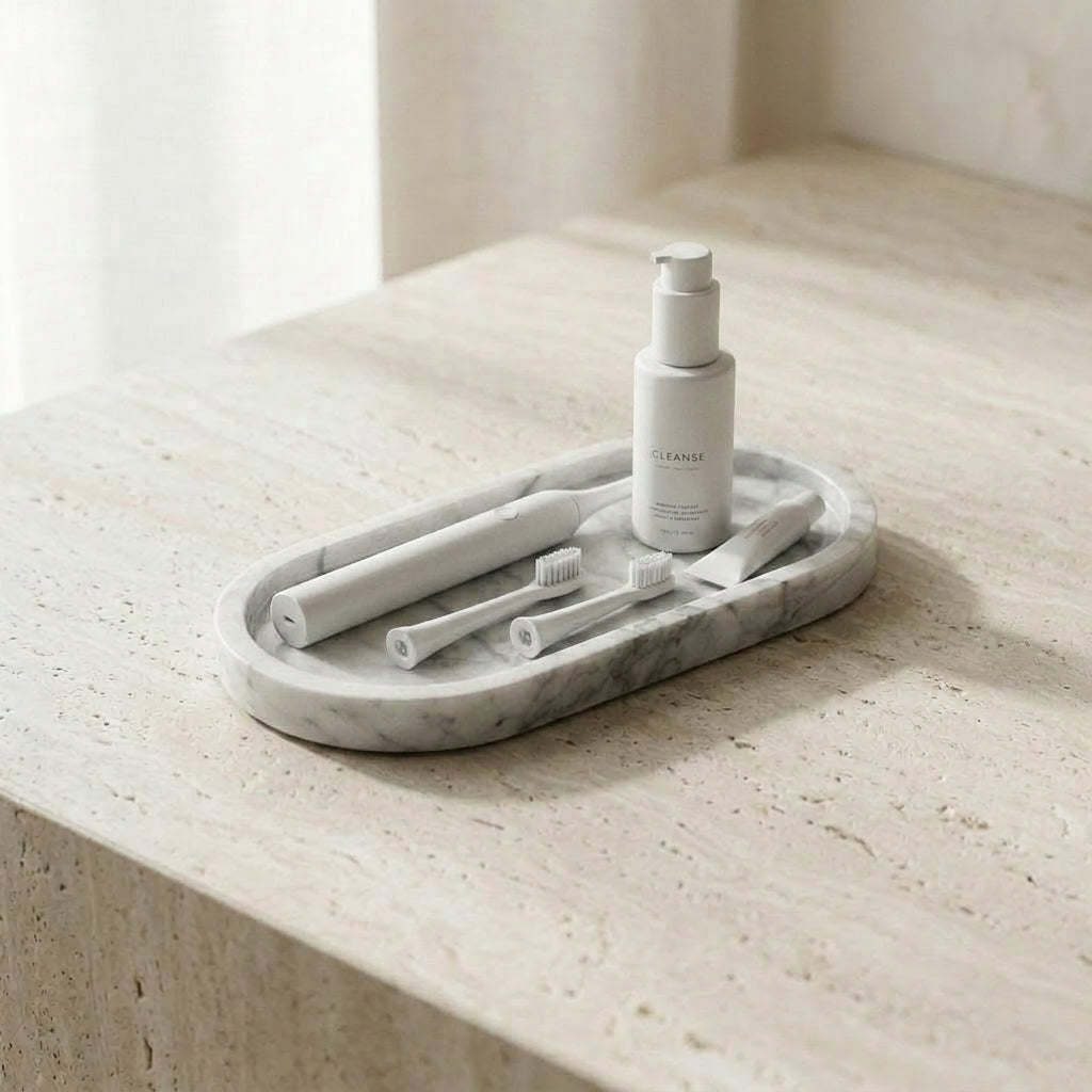 Vera Marble Curve Tray