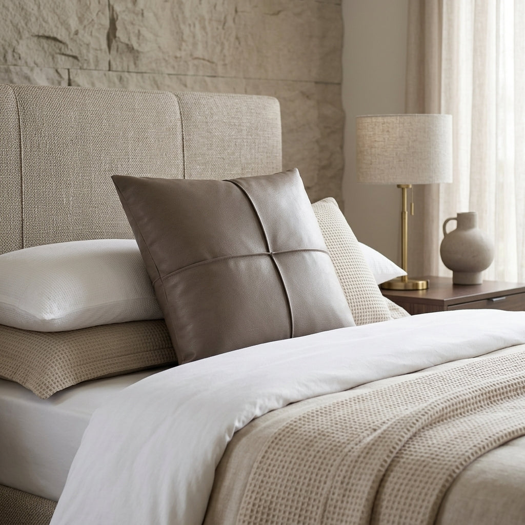 Casper Faux Leather Cushion