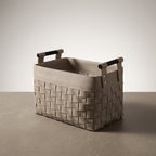 Kesington Faux Leather Basket