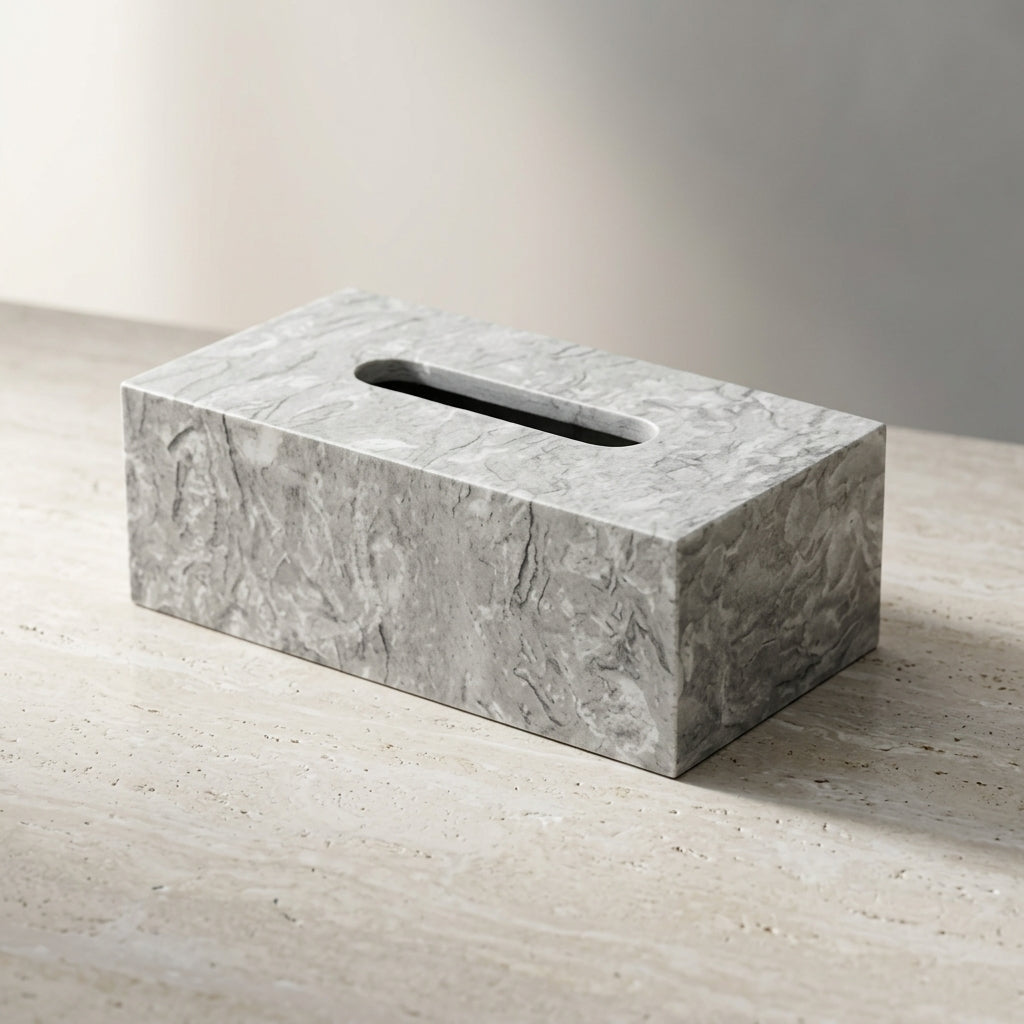 Leroy Marble Tissue Box