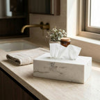 Vera Marble Tissue Box