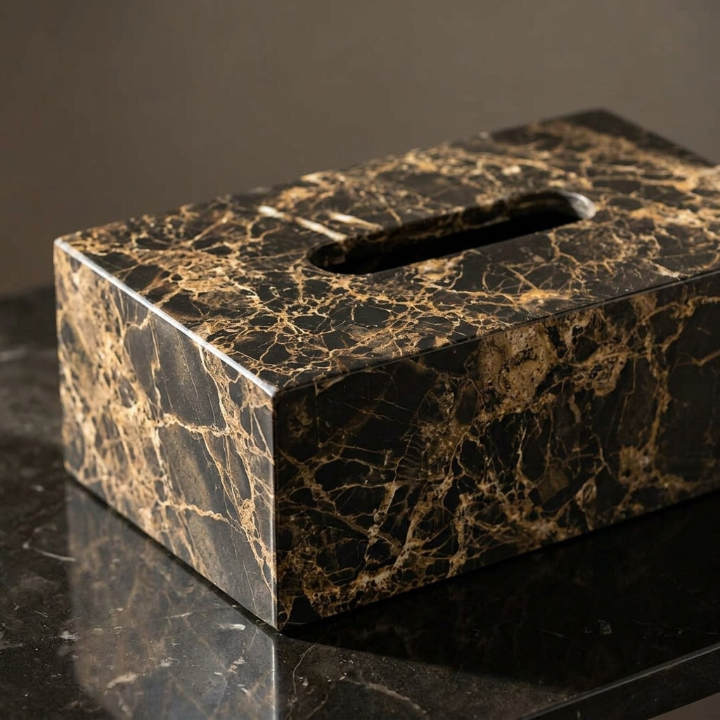 Casa Marble Tissue Box