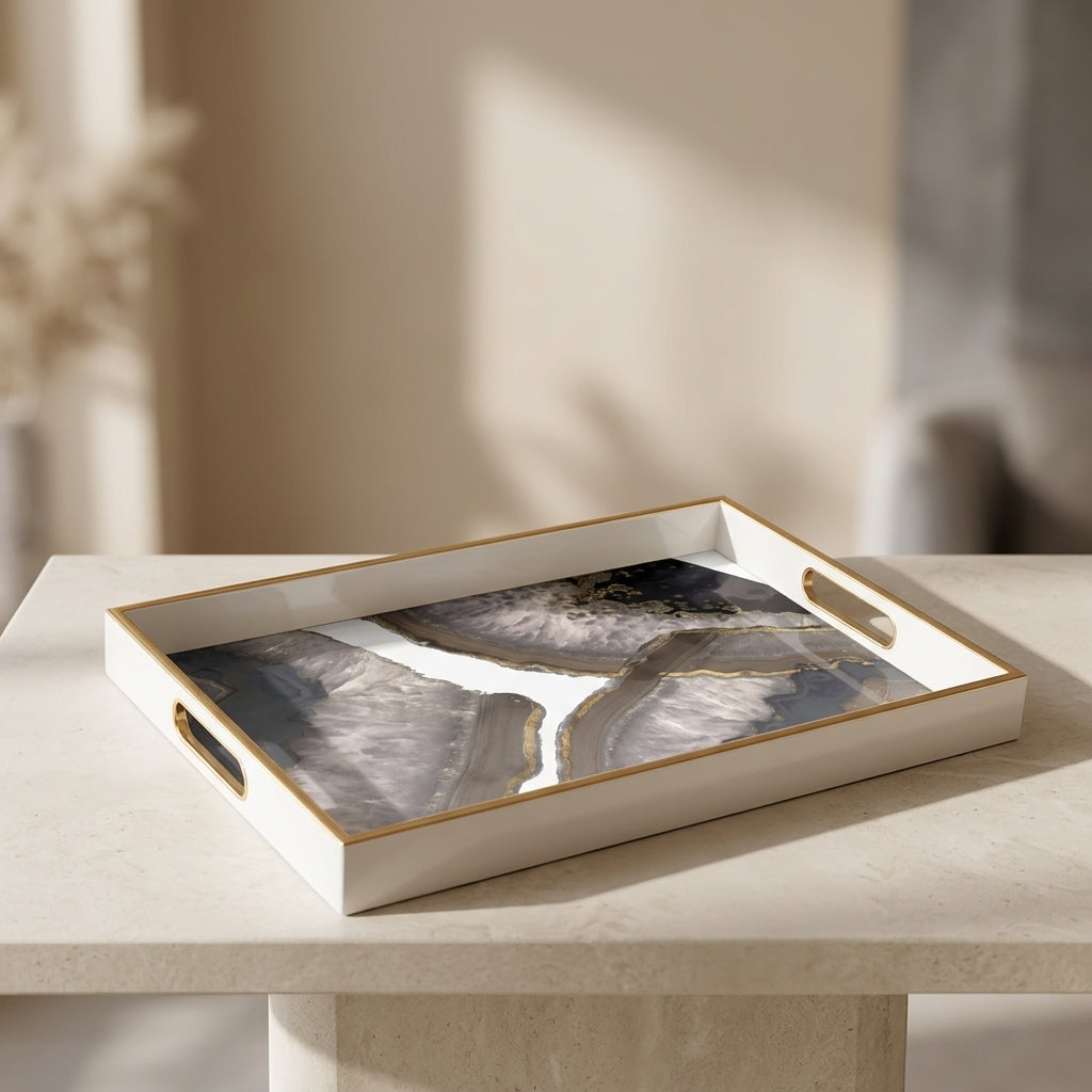 Agate Print Tray