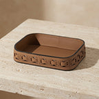 Leonie Faux Leather Tray