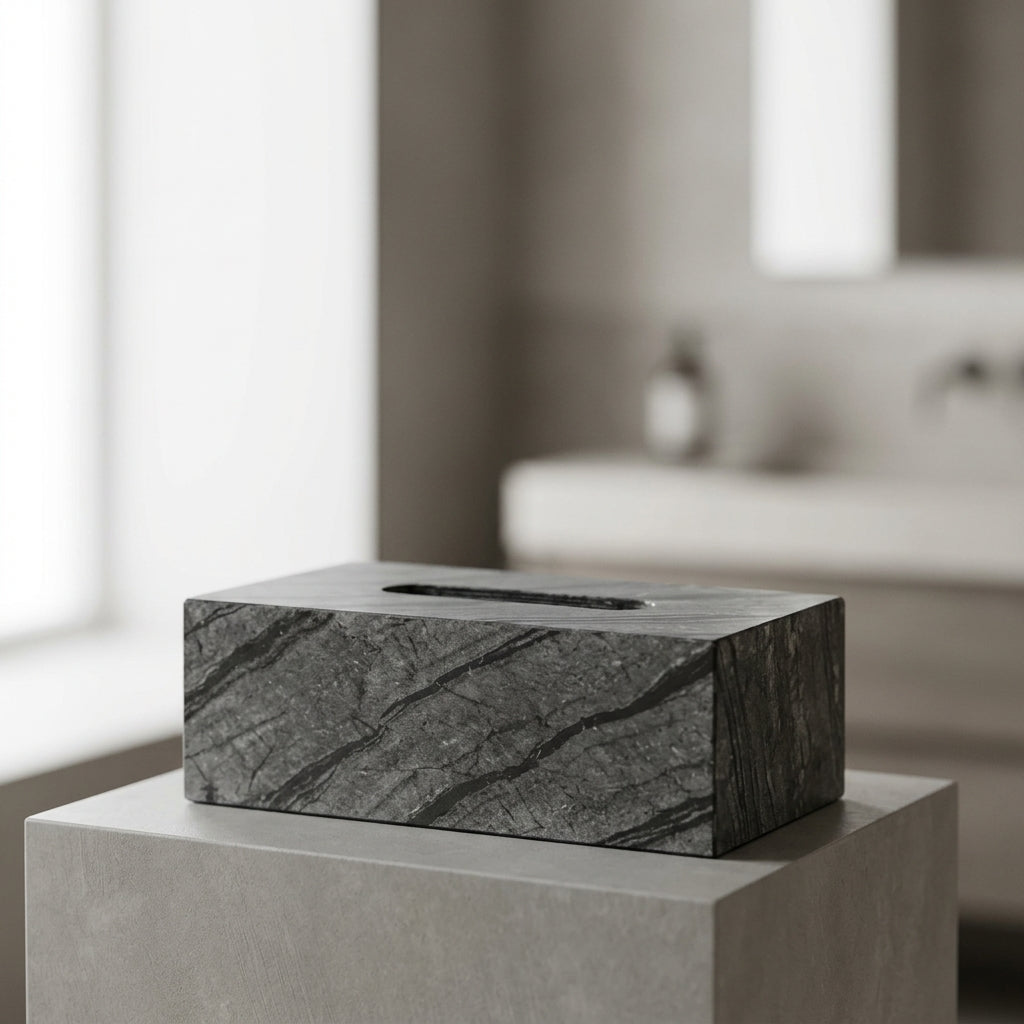 Devon Marble Tissue Box