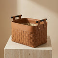 Kesington Faux Leather Basket