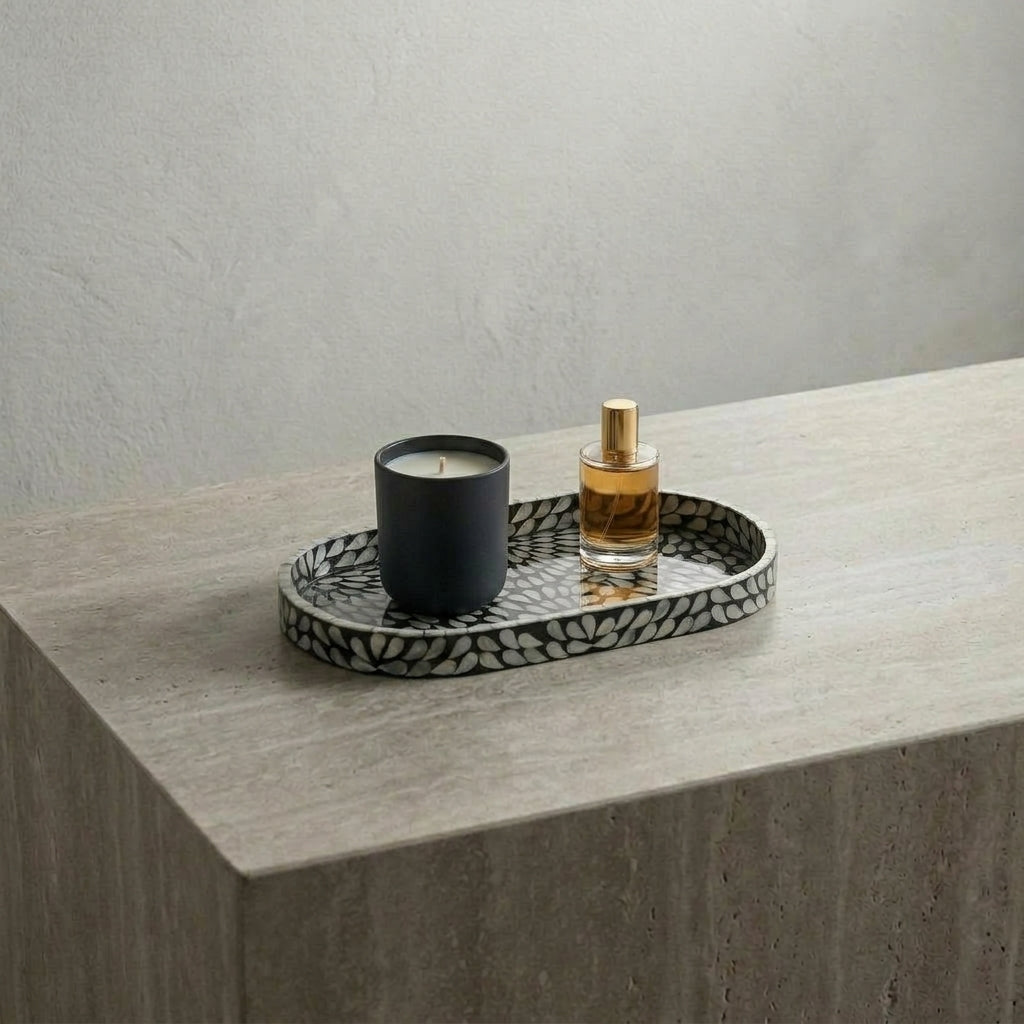 Atlantis Capiz Curved Tray