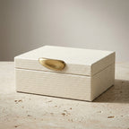 Oberio Faux Leather Box
