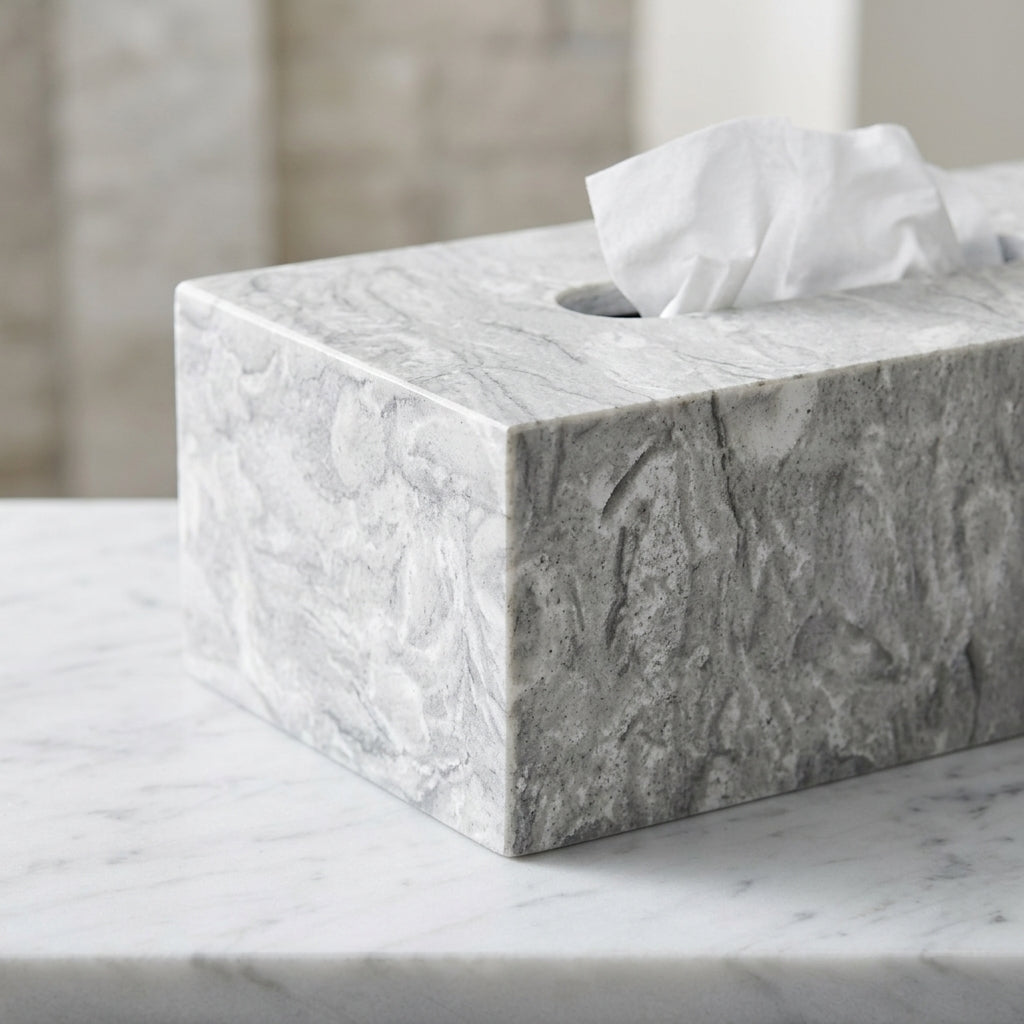 Leroy Marble Tissue Box