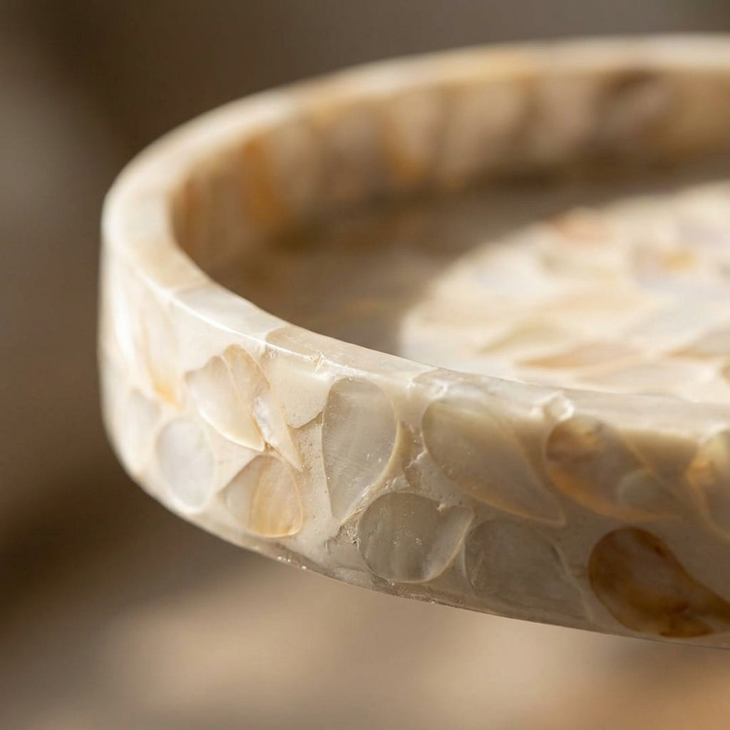 Atlantis Capiz Curved Tray