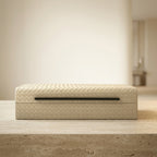 Leedon Woven PU Leather Box