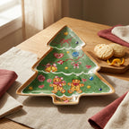 Happy Holiday Tree Plate
