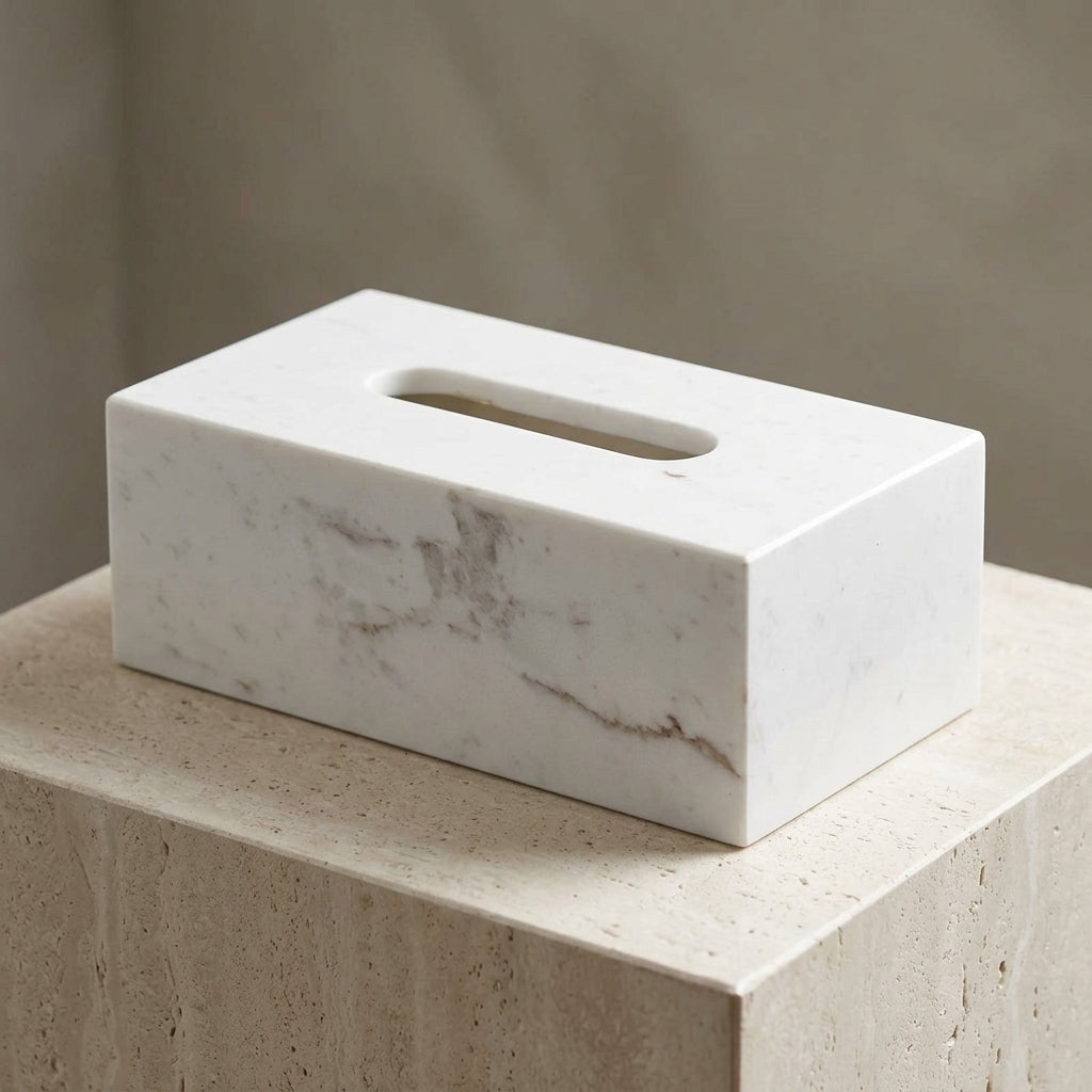 Vera Marble Tissue Box