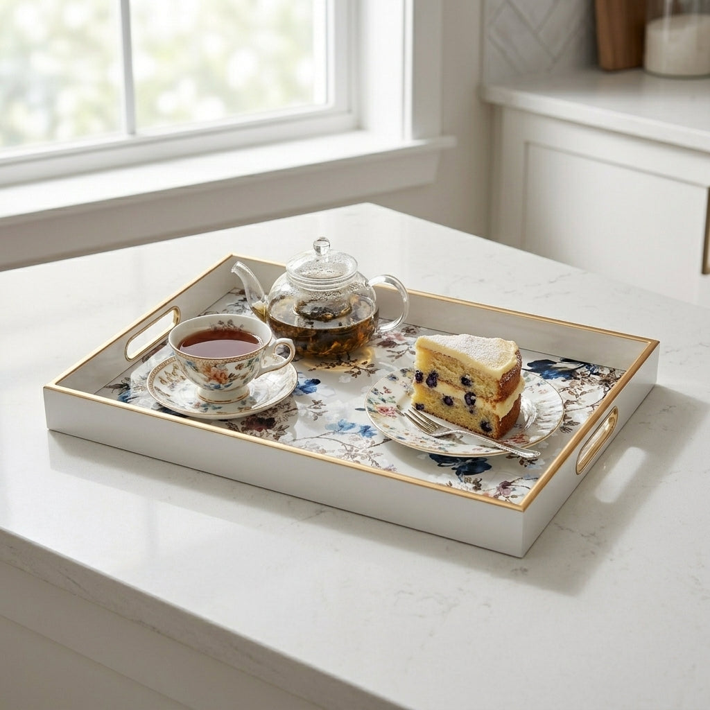 Elsie Floral Tray