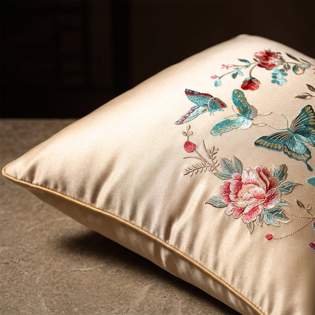 Oriental Papillion Cushion (PRE ORDER)