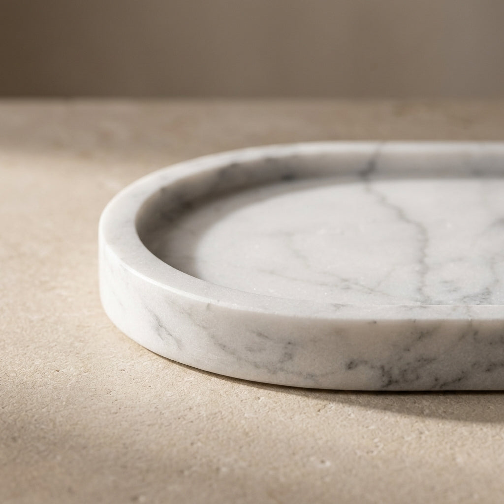Vera Marble Curve Tray