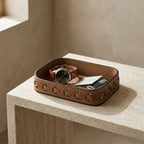 Leonie Faux Leather Tray