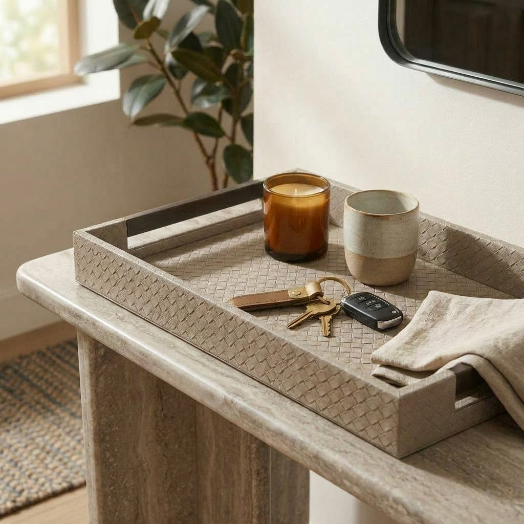 Leedon Woven PU Tray