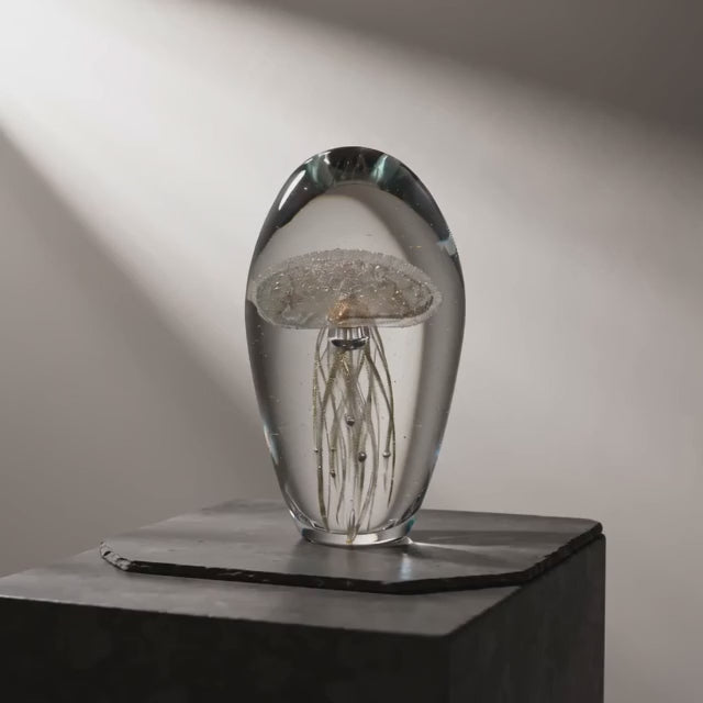 Lebo Jelly Fish Art Glass